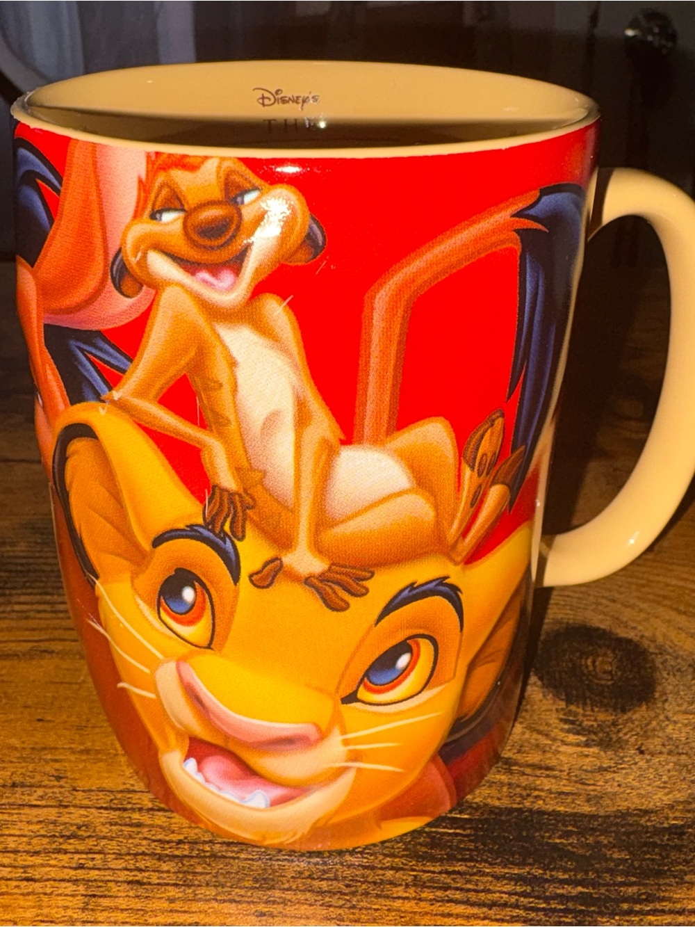 Disney Parks The Lion King ceramic coffee mug 16oz.
